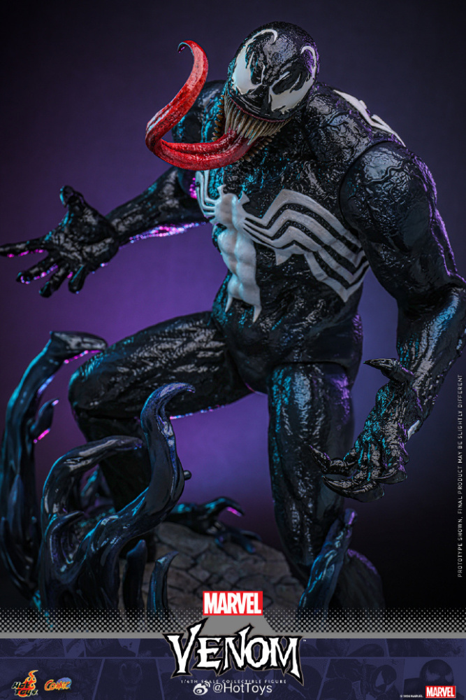 In Stock  Hot Toys MARVEL Venom 1/6 Scale Action Figure Comic Masterpiece CMS023
