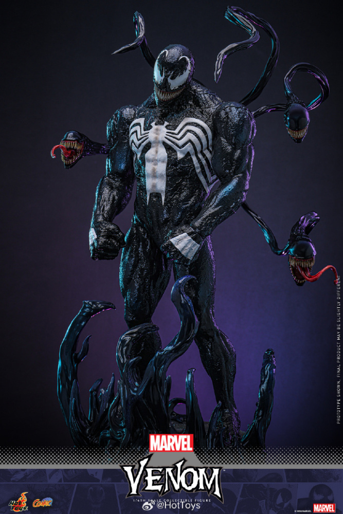 In Stock  Hot Toys MARVEL Venom 1/6 Scale Action Figure Comic Masterpiece CMS023