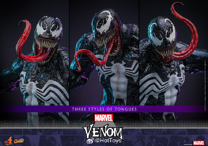 In Stock  Hot Toys MARVEL Venom 1/6 Scale Action Figure Comic Masterpiece CMS023
