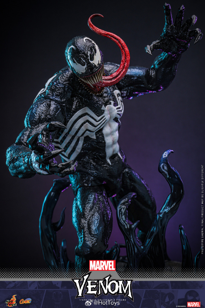 In Stock  Hot Toys MARVEL Venom 1/6 Scale Action Figure Comic Masterpiece CMS023