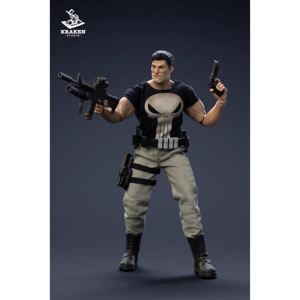 Kraken Studio 1/12 Punisher Frank Castle Action Figure Deluxe