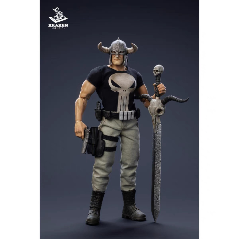 Kraken Studio 1/12 Punisher Frank Castle Action Figure Deluxe
