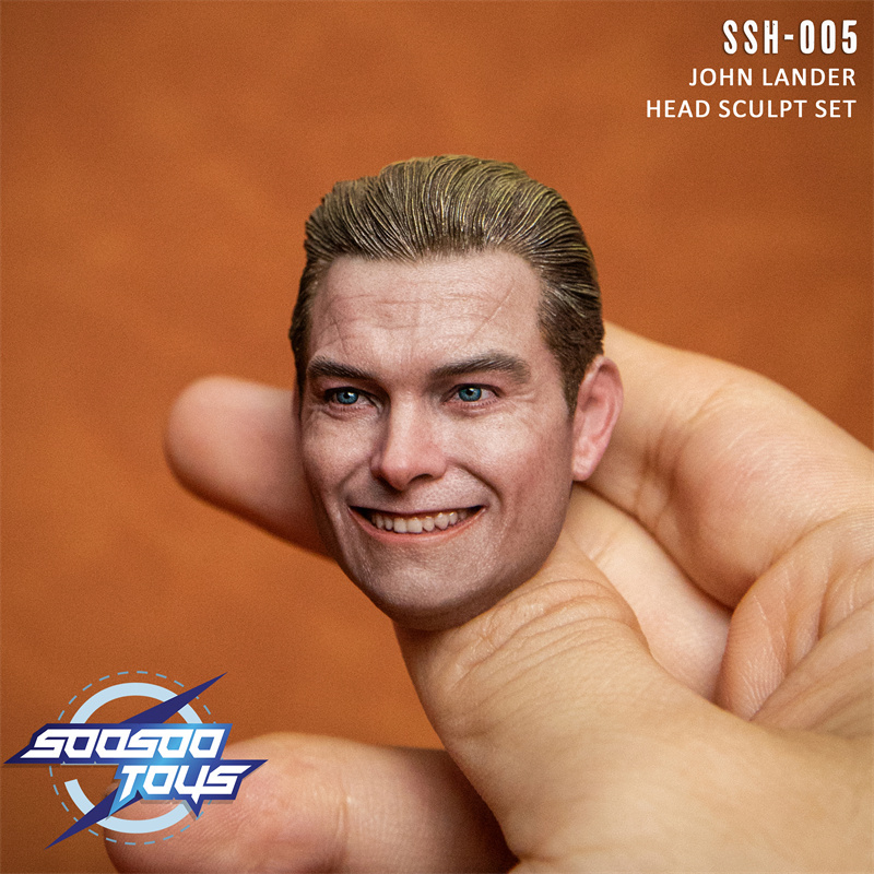 IN STOCK Soosootoys 1/6  SSH-005  National Guardian John Head Carving Double Head Carving Accessories Bag