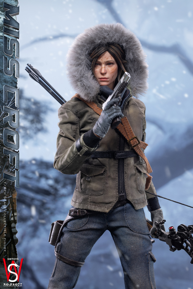 Pre-order Swtoys FS077 1/6 Scale Miss Croft battle damaged version