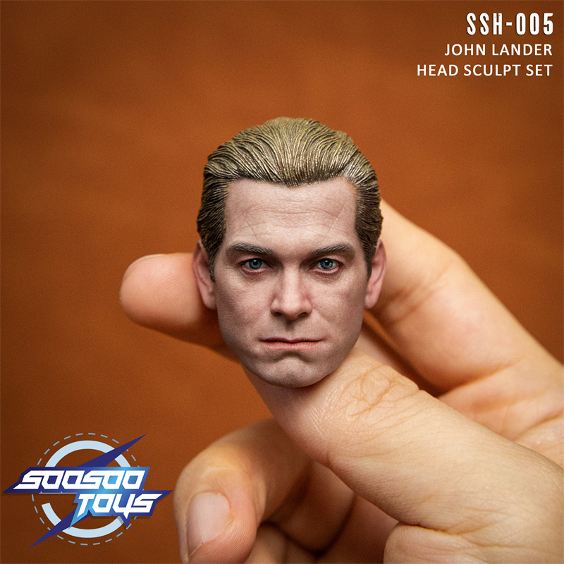 IN STOCK Soosootoys 1/6  SSH-005  National Guardian John Head Carving Double Head Carving Accessories Bag