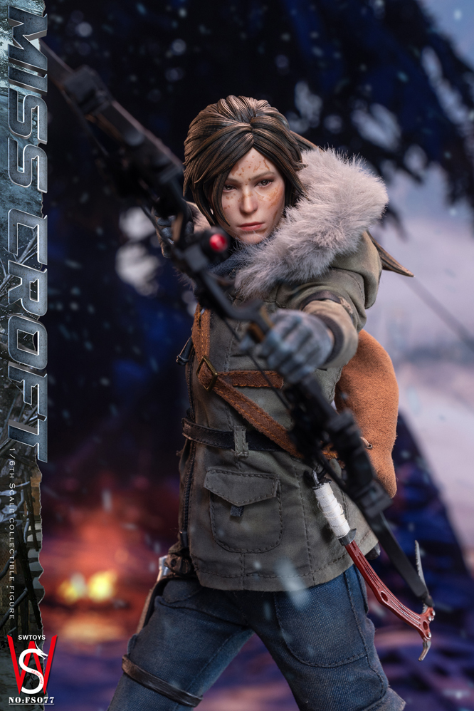 Pre-order Swtoys FS077 1/6 Scale Miss Croft battle damaged version