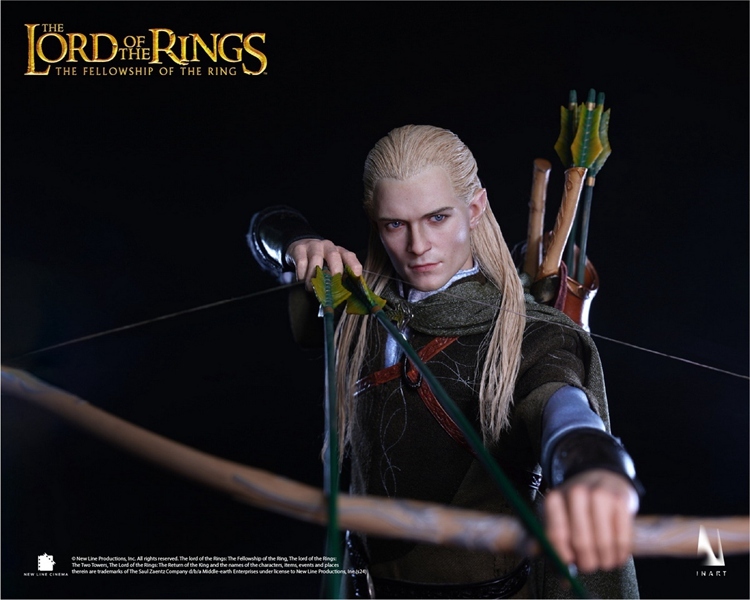 INART 1/6 The Lord of The Rings Legolas Deluxe Rooted Hair Action Figure