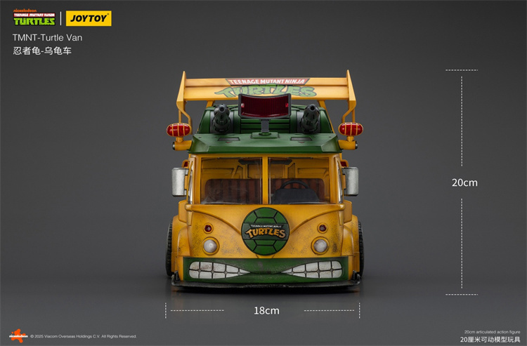 Pre-order  JOYTOY JT02540 1/18 Scale TMNT-Turtle Van