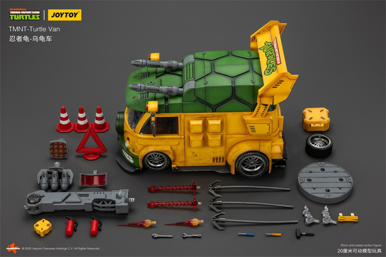 Pre-order  JOYTOY JT02540 1/18 Scale TMNT-Turtle Van