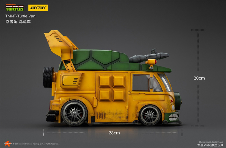 Pre-order  JOYTOY JT02540 1/18 Scale TMNT-Turtle Van