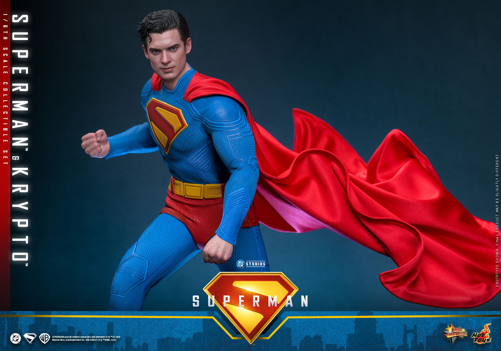 In Stock Hot Toys 1/6 MMS812 Superman & Krypto 2025