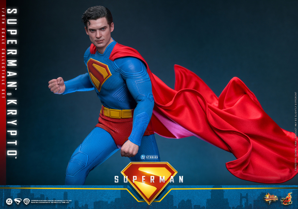 In Stock Hot Toys  1/6 MMS812  Superman &  Krypto 2025