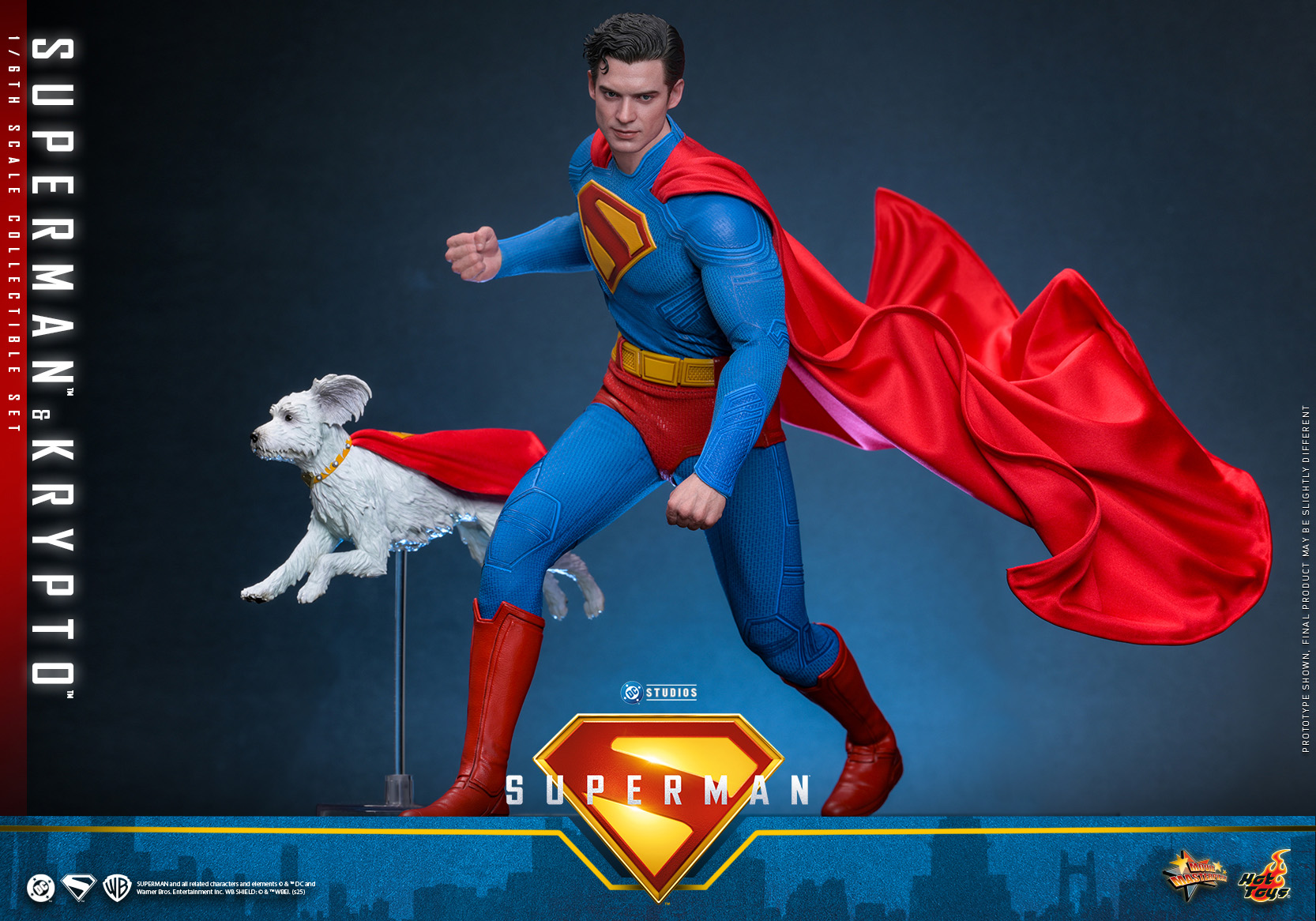 In Stock Hot Toys 1/6 MMS812 Superman & Krypto 2025