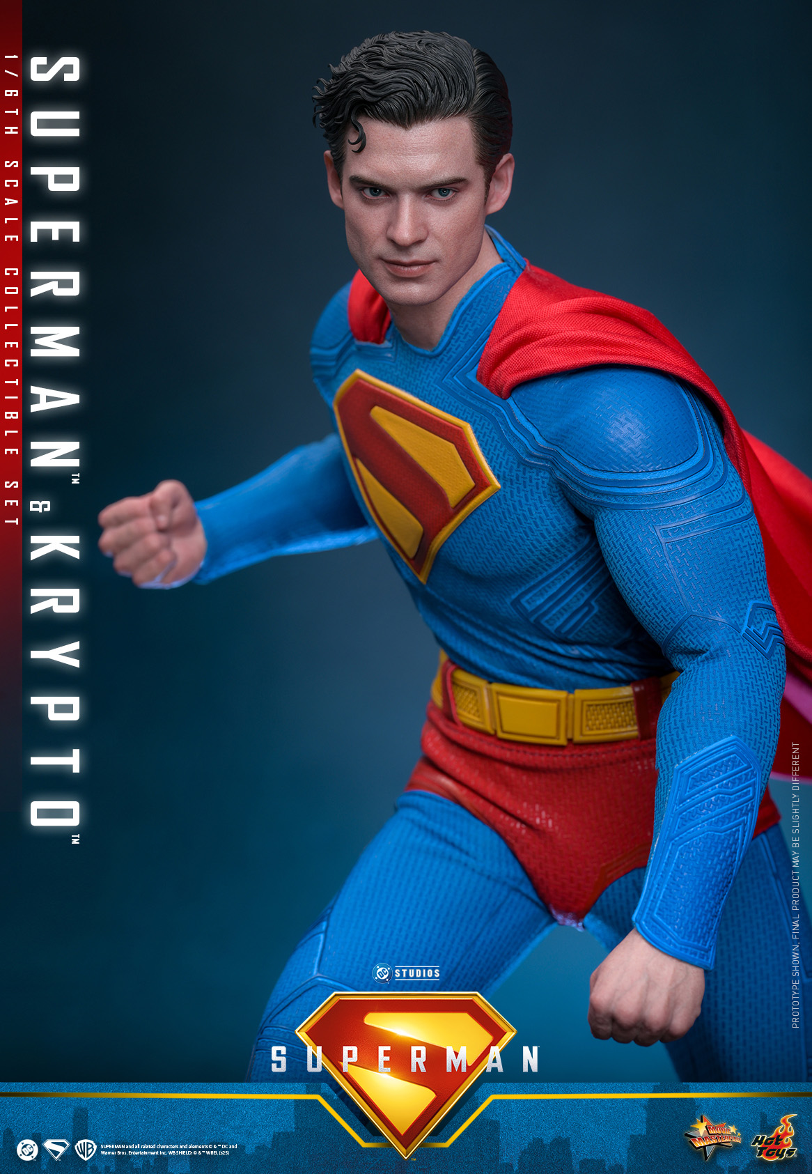 In Stock Hot Toys 1/6 MMS812 Superman & Krypto 2025