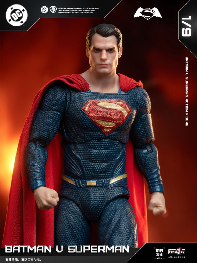 IN STOCK Fondjoy DC1020  BATMAN SUPER MAN DC BVS Deluxe Set 1/9 Action Figure Model Toy
