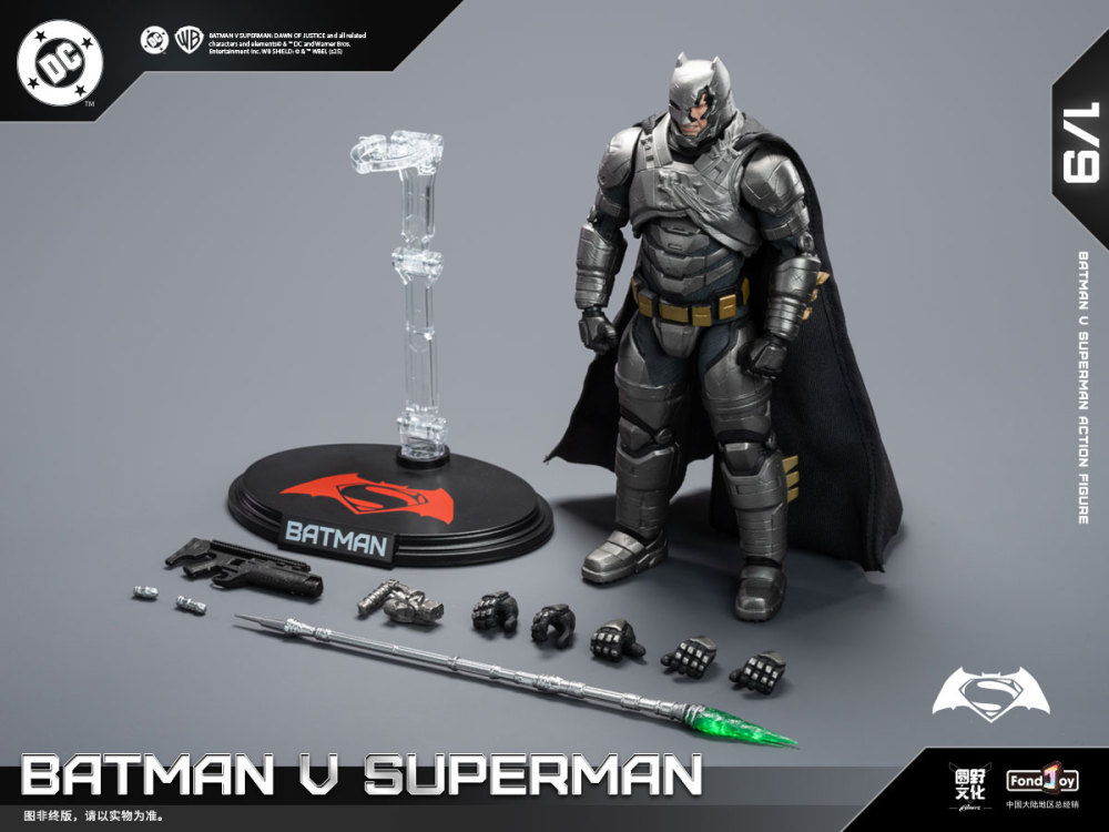 IN STOCK Fondjoy DC1020  BATMAN SUPER MAN DC BVS Deluxe Set 1/9 Action Figure Model Toy