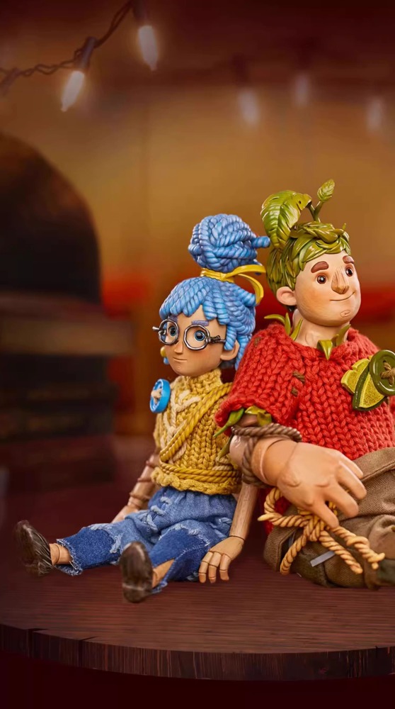 In Stock POPMART Resonance Double Figures Cloth Movable Dolls 'It Takes Two' Game Edition