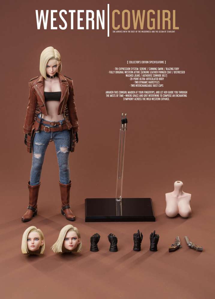 Pre-Sale HEART HUNTER 1/6 Blonde Cowboy Girl Action Female Figure