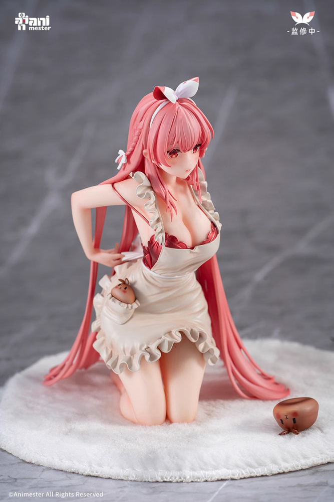 In Stock Original AniMester White Rabbit rosu Apron ver 1/7 figure