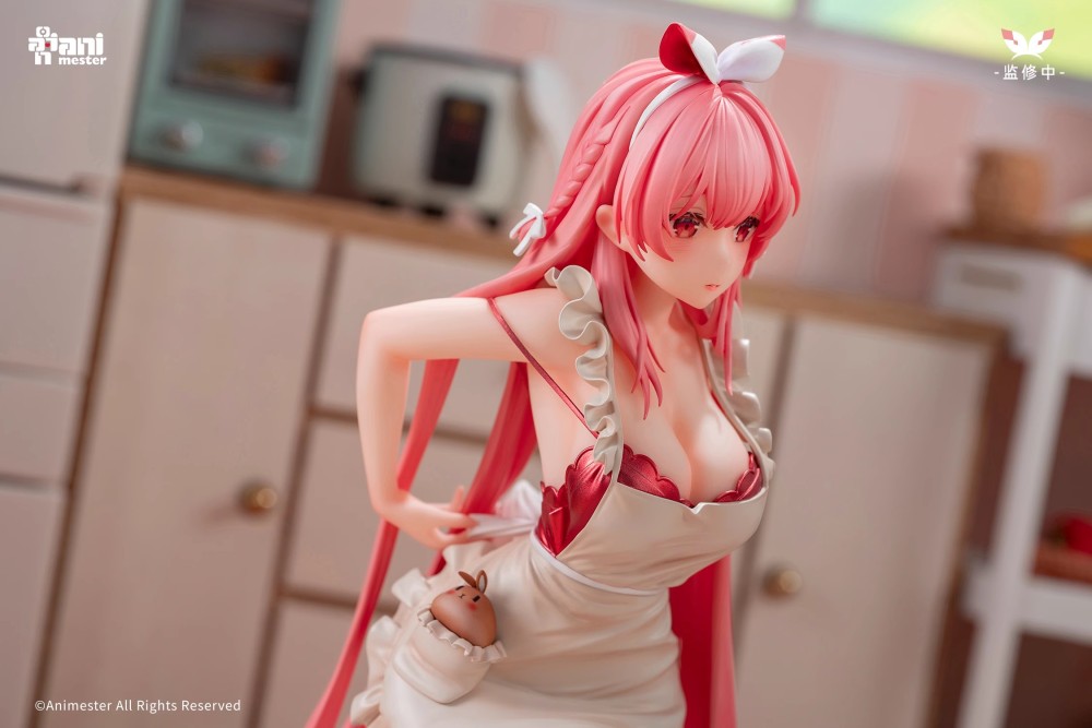 In Stock Original AniMester White Rabbit rosu Apron ver 1/7 figure