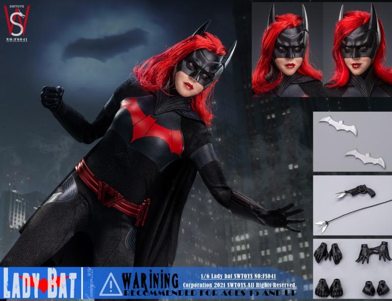 In Stock SWTOYS 1/6 NO FS041 Lady Bat Removable Soldier Figure Model