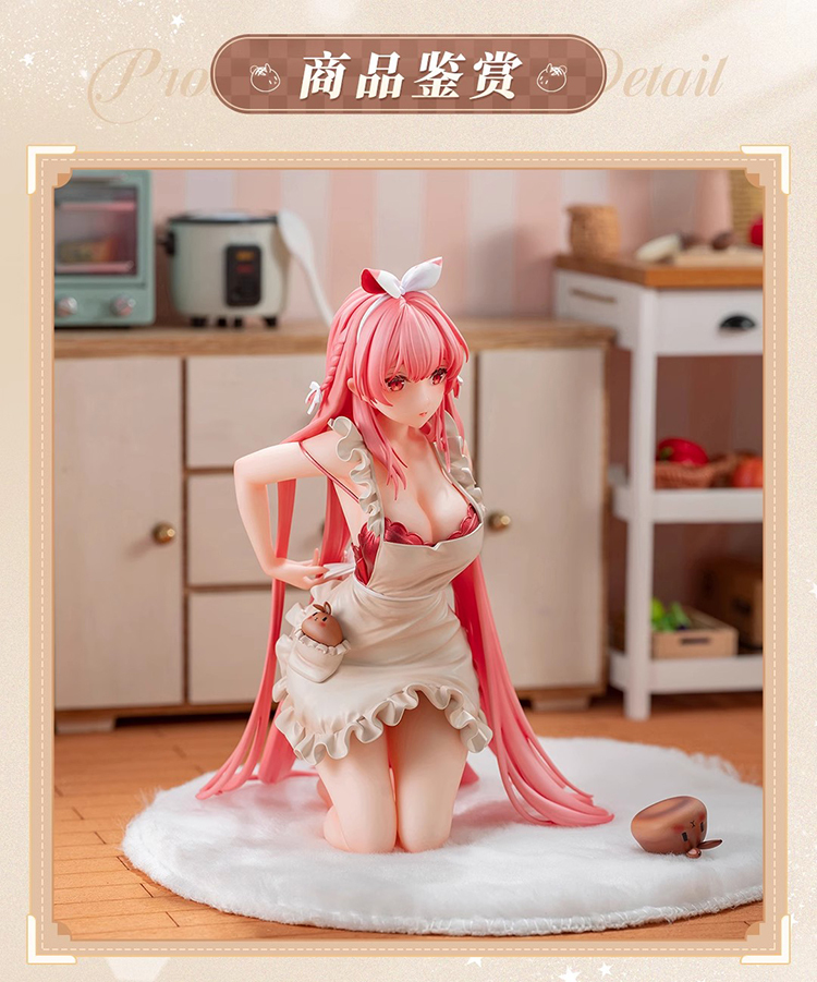 In Stock Original AniMester White Rabbit rosu Apron ver 1/7 figure
