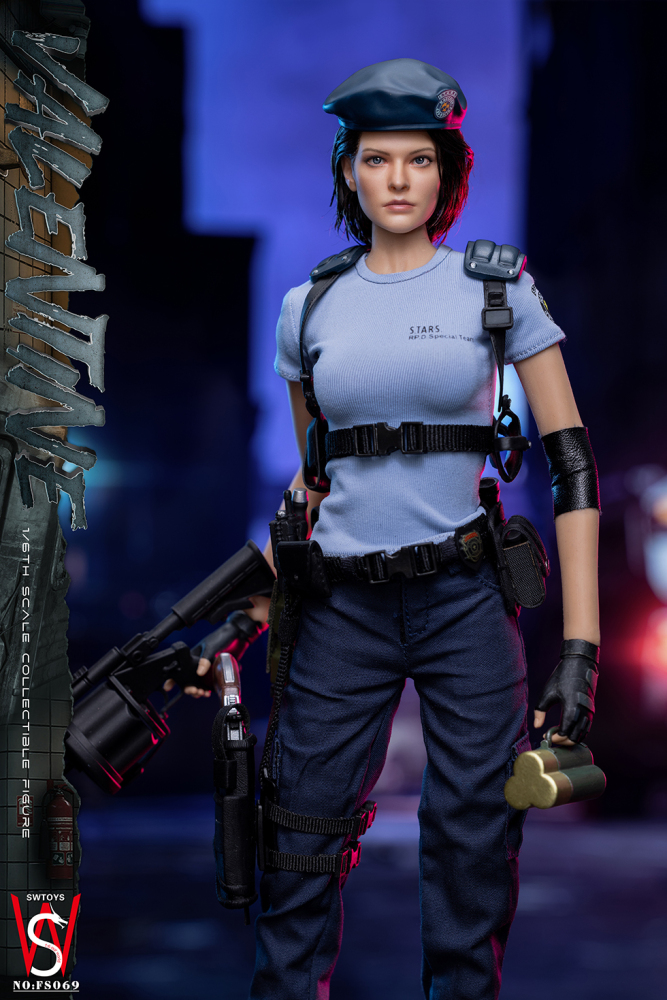 In Stock SWTOYS 1/6 Resident Evil Gil Valentine FS069 Action Figure