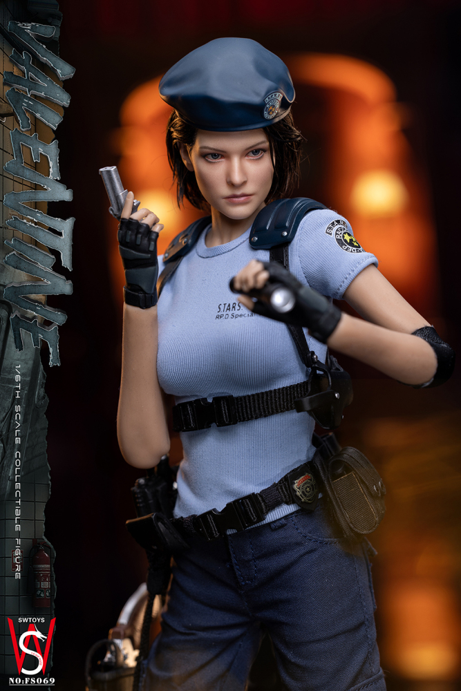 In Stock SWTOYS 1/6 Resident Evil Gil Valentine FS069 Action Figure