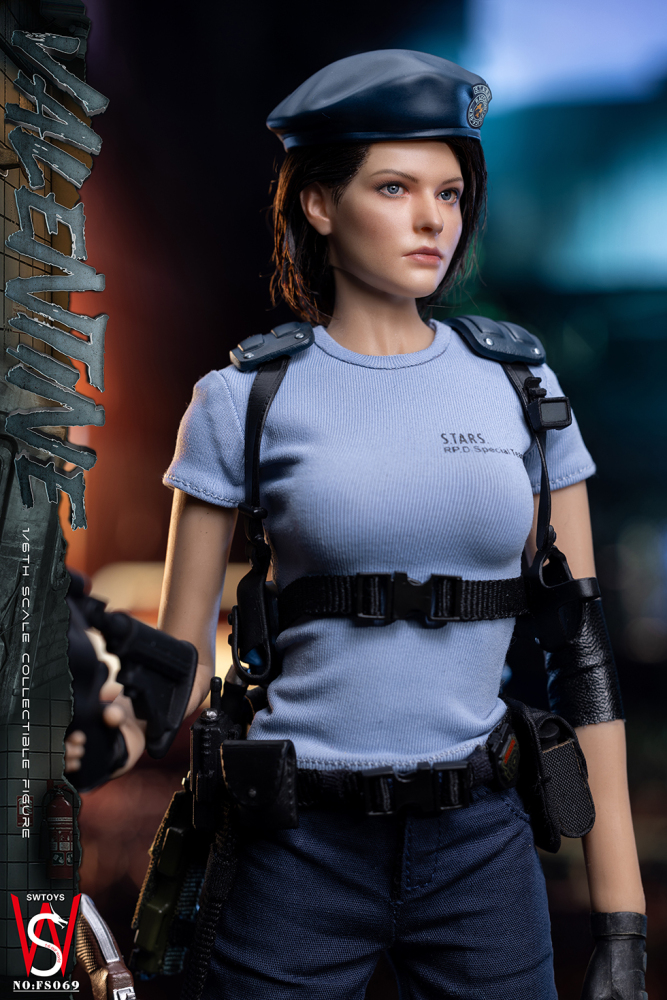 In Stock SWTOYS 1/6 Resident Evil Gil Valentine FS069 Action Figure