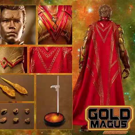 In-stock TOYS BATTALION Guardians of the Galaxy GOLD MAGUS TB008