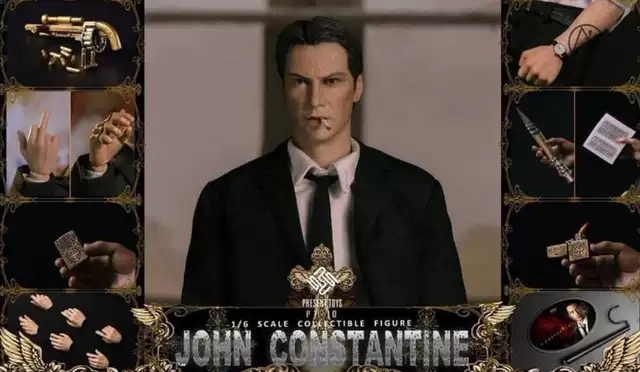 In Stock  PRESENT TOYS PT-sp10 1/6 Hellblazer Constantine Keanu Reeves