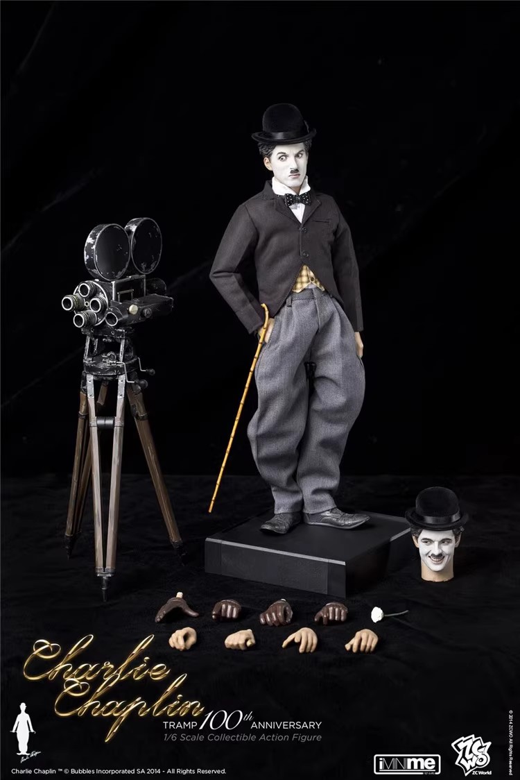In Stock ZCWO Charlie Chaplin 1/6 Action Figure 100th