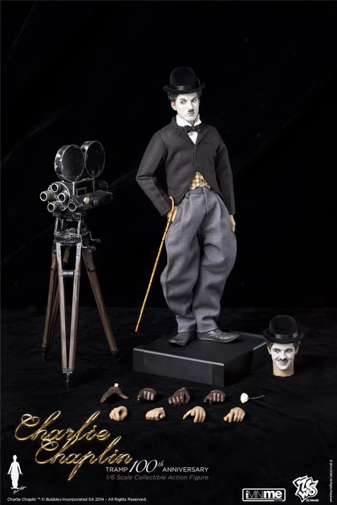 In Stock ZCWO Charlie Chaplin 1/6 Action Figure 100th