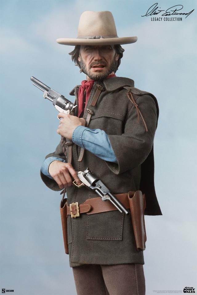 In Stock Sideshow 1/6 Clint Eastwood plays 100454