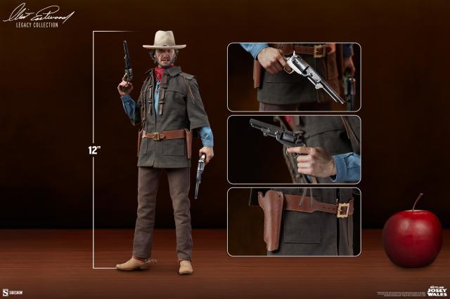 In Stock Sideshow 1/6 Clint Eastwood plays 100454