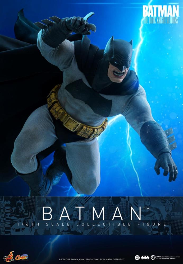 IN STOCK HOTTOYS 1/6 CMS024 The Dark Knight Returns Batman Action Figure, DC Comics version