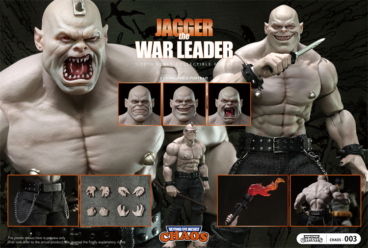 【Pre-order】 CHAOS-No.003 1/12 "Holy War" Leader Gagr is movable