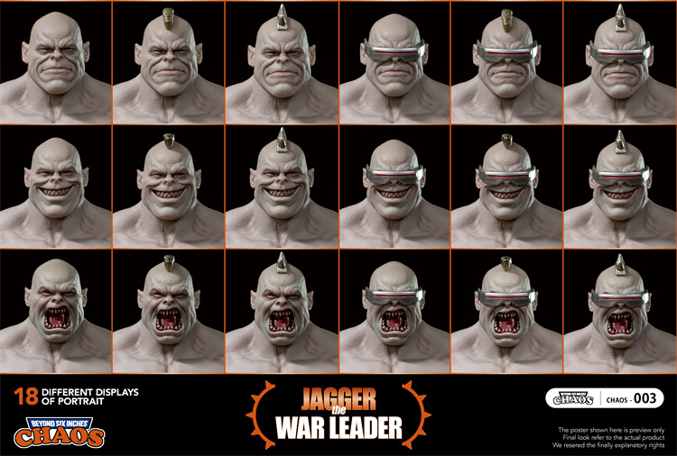 【Pre-order】 CHAOS-No.003 1/12 "Holy War" Leader Gagr is movable