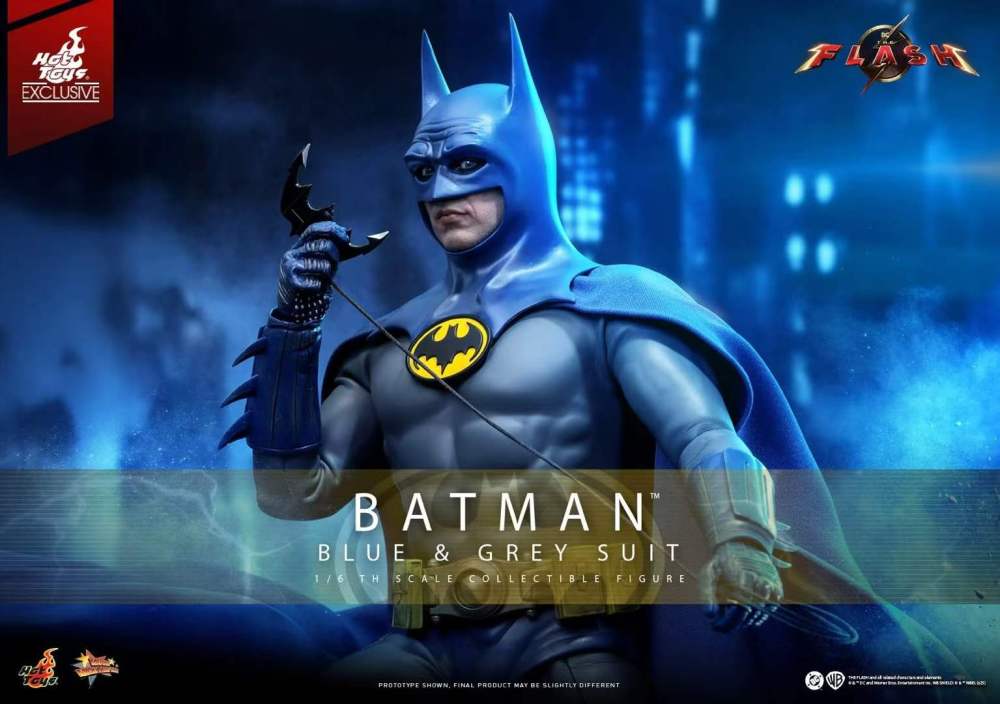 IN STOCK Hot Toys ht "The Flash" Batman (blue-gray suit)