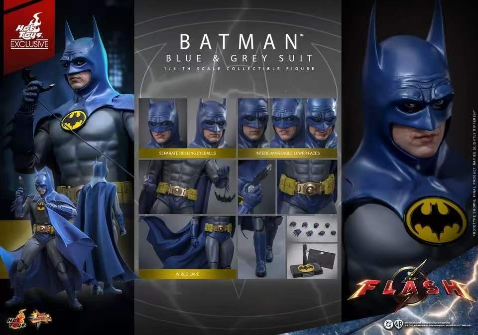 IN STOCK Hot Toys ht "The Flash" Batman (blue-gray suit)