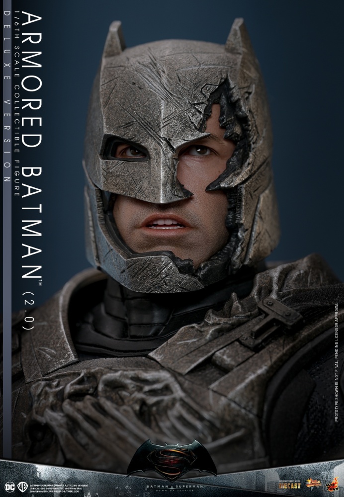 Hot Toys MMS743D63 Armored Batman 2.0 Deluxe Version Sixth Scale Figure