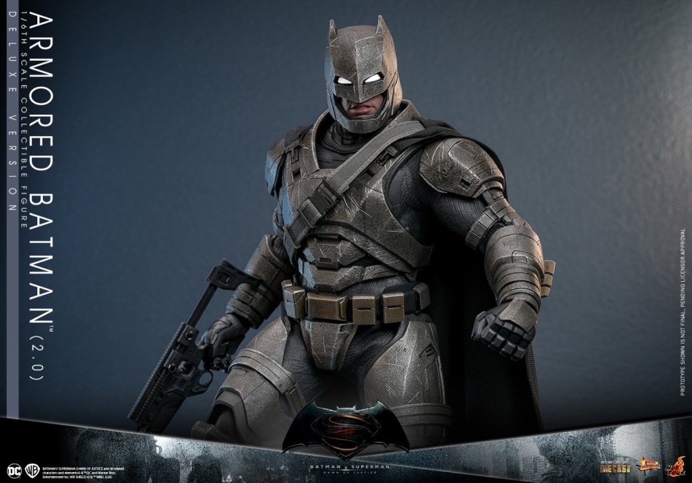 Hot Toys MMS743D63 Armored Batman 2.0 Deluxe Version Sixth Scale Figure