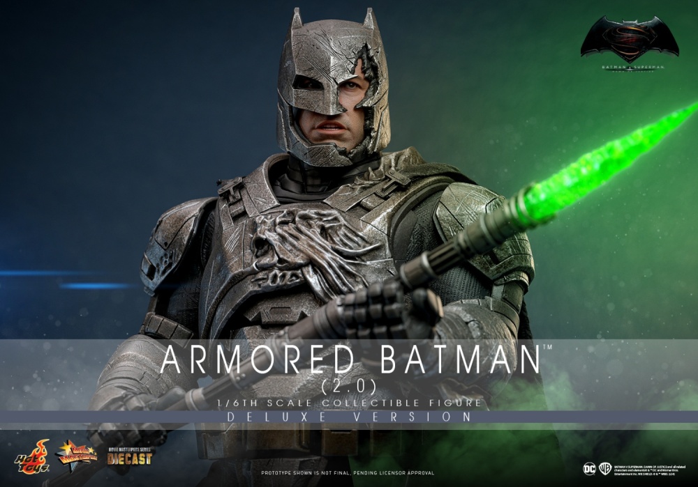Hot Toys MMS743D63 Armored Batman 2.0 Deluxe Version Sixth Scale Figure