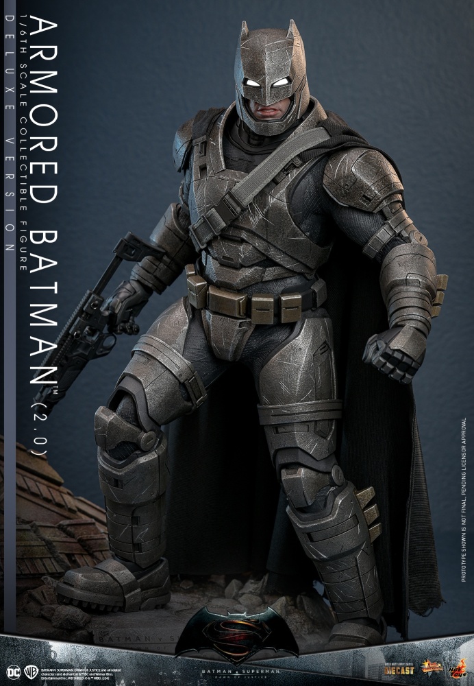 Hot Toys MMS743D63 Armored Batman 2.0 Deluxe Version Sixth Scale Figure