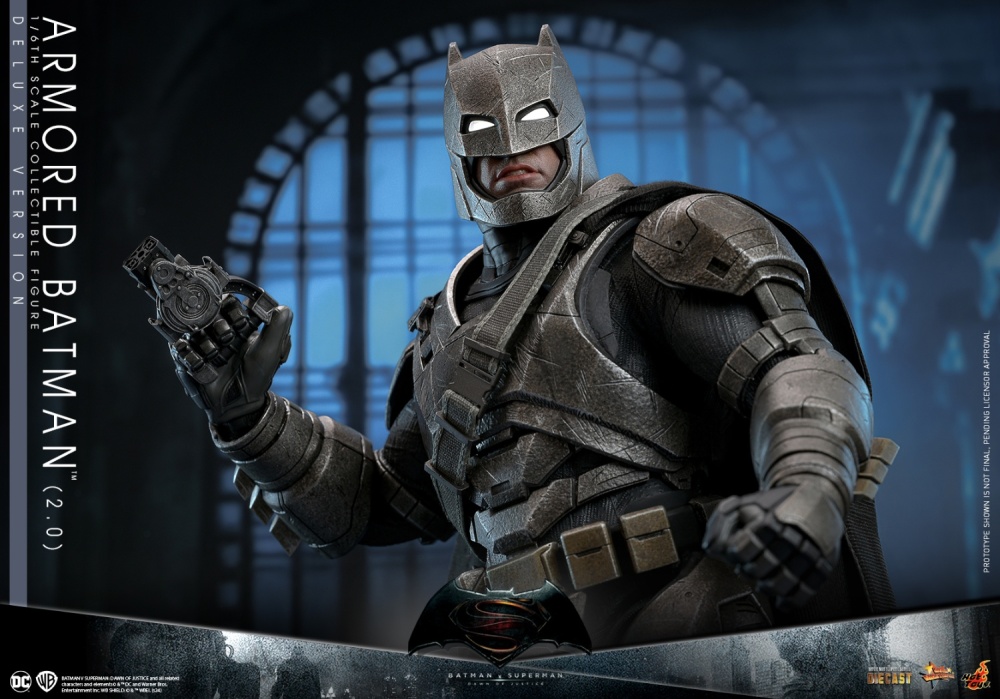 Hot Toys MMS743D63 Armored Batman 2.0 Deluxe Version Sixth Scale Figure