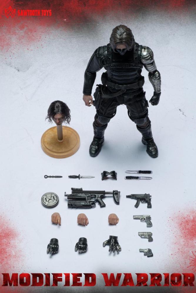 【Pre-order】  Sawtooth STM-20253 1/12 Modified Warrior Super Movable Soldier Double Head Sculpture Movable