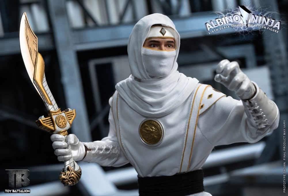 IN STOCK TOYS BATTALION TB011 1/6 White Tiger Ninja White Ninja Action Figure