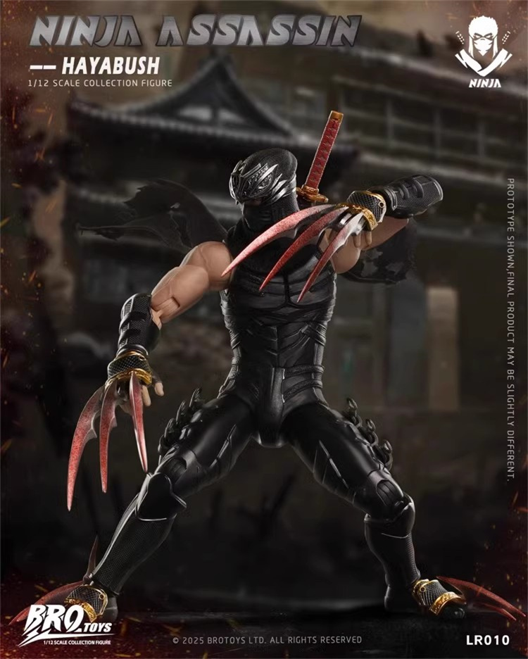 In Stock BROTOYS 1/12 LR010 Ninja Assassin Falcon Action Figure