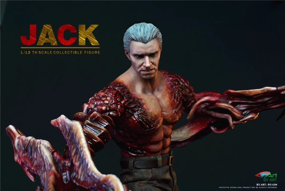 In Stock BY-ART 1/12 Resident Evil JACK Clausa Jack BY-G04 Action Figure