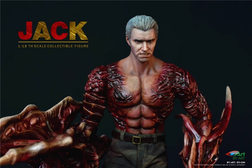 In Stock BY-ART 1/12 Resident Evil JACK Clausa Jack BY-G04 Action Figure